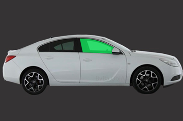 Afbeelding van Zijruit rechts Opel Insignia 5 deurs