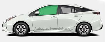 Afbeelding van Zijruit links Toyota Prius 