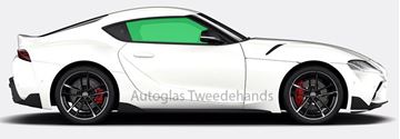 Afbeelding van Zijruit rechts Toyota Supra 