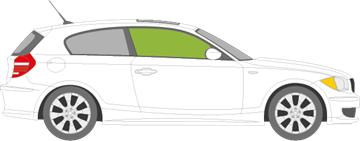 Afbeelding van Zijruit rechts BMW 1-serie coupé