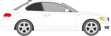 Afbeelding van Zijruit rechts BMW 1-serie coupé (DONKERE RUIT)