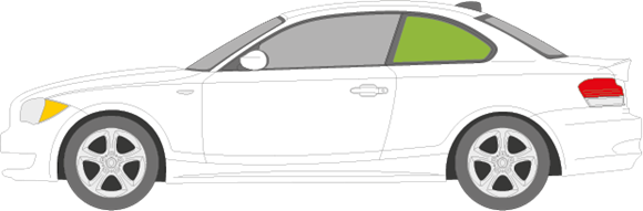 Afbeelding van Zijruit links BMW 1-serie coupé