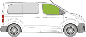 Afbeelding van Zijruit rechts Citroën Space Tourer 
