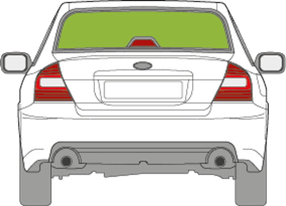 Afbeelding van Achterruit Subaru Legacy sedan