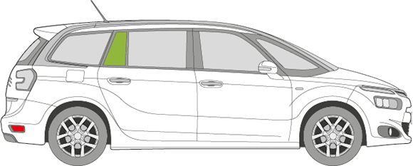 Afbeelding van Zijruit rechts Citroën C4 Grand Picasso