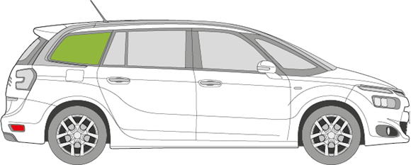 Afbeelding van Zijruit rechts Citroën C4 Grand Picasso