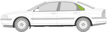 Afbeelding van Zijruit links Volvo S80 