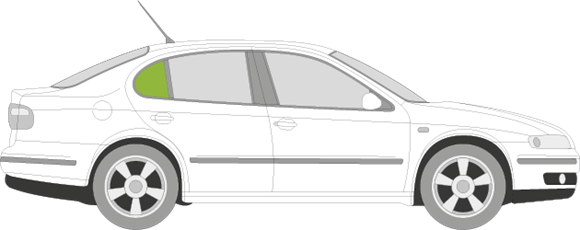 Afbeelding van Zijruit rechts Seat Toledo sedan
