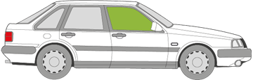 Afbeelding van Zijruit rechts Volvo 440 