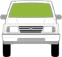 Afbeelding van Voorruit Suzuki Vitara 5 deurs (groen getint)