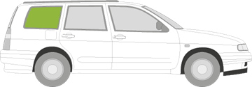 Afbeelding van Zijruit rechts Volkswagen Polo break