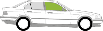 Afbeelding van Zijruit rechts BMW 3-serie sedan 