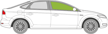 Afbeelding van Zijruit rechts Ford Mondeo 5 deurs 2007-2007