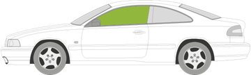 Afbeelding van Zijruit links Volvo C70 2 deurs coupé
