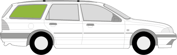 Afbeelding van Zijruit rechts Ford Mondeo break