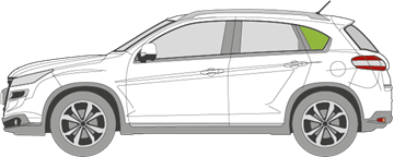 Afbeelding van Zijruit links Peugeot 4008