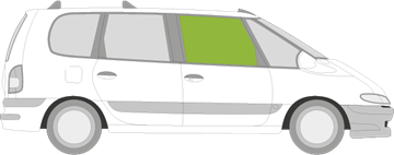 Afbeelding van Zijruit rechts Renault Espace