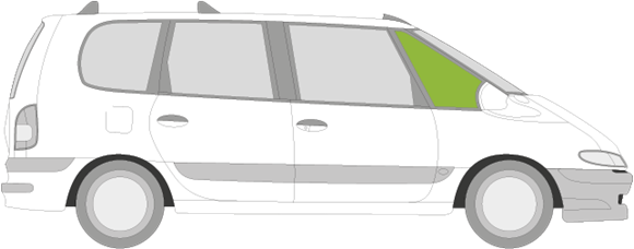 Afbeelding van Zijruit rechts Renault Espace