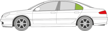 Afbeelding van Zijruit links Peugeot 607 (2000-2004)