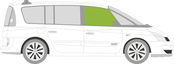 Afbeelding van Zijruit rechts Renault Espace 