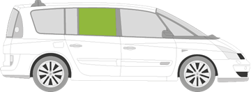 Afbeelding van Zijruit rechts Renault Espace 