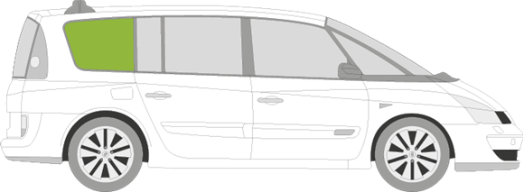 Afbeelding van Zijruit rechts Renault Espace 