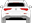 Afbeelding van Achterruit Mercedes CLA-klasse break (DONKERE RUIT)