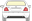 Afbeelding van Achterruit Mercedes S-klasse gelaagd/antenne/GPS/remlicht/zonneband
