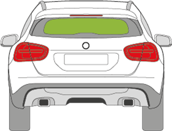 Afbeelding van Achterruit Mercedes GLA-klasse 