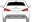Afbeelding van Achterruit Mercedes CLA-klasse coupé (DONKERE RUIT)