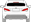 Afbeelding van Achterruit Mercedes CLA-klasse break (DONKERE RUIT) 