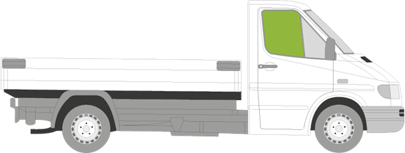 Afbeelding van Zijruit rechts Mercedes Sprinter (getint)