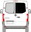 Afbeelding van Achterruit rechts Mercedes Sprinter donker/verwarmd/met gat