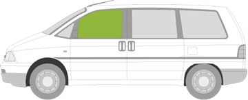 Afbeelding van Zijruit links Peugeot 806 (getint)