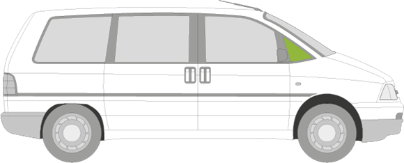 Afbeelding van Zijruit rechts Peugeot 806 (getint)