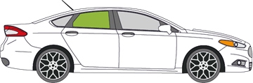 Afbeelding van Zijruit rechts Ford Mondeo sedan