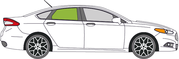 Afbeelding van Zijruit rechts Ford Mondeo sedan