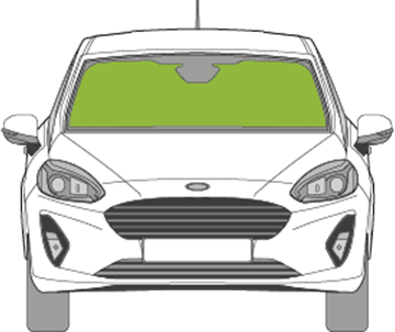 Afbeelding van Voorruit Ford Fiesta 5 deurs  sensor/camera/verwarmd