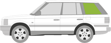 Afbeelding van Zijruit links Range Rover  