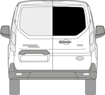 Afbeelding van Achterruit rechts Ford Connect verwarmd donker