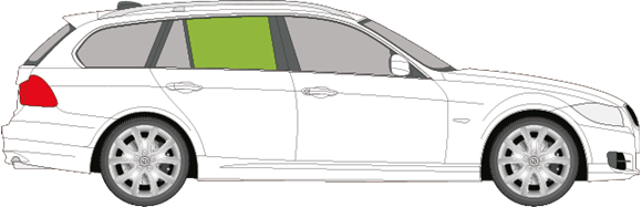 Afbeelding van Zijruit rechts BMW 3-serie break