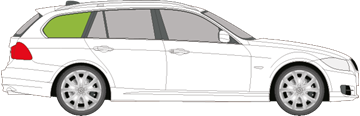 Afbeelding van Zijruit rechts BMW 3-serie break