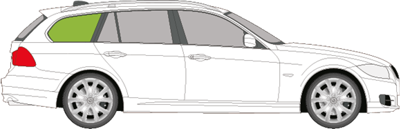 Afbeelding van Zijruit rechts BMW 3-serie break