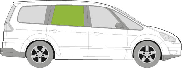 Afbeelding van Zijruit rechts Ford Galaxy 