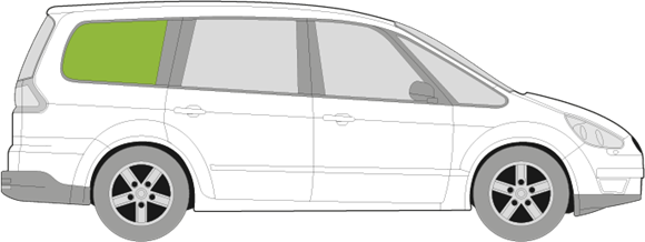 Afbeelding van Zijruit rechts Ford Galaxy 