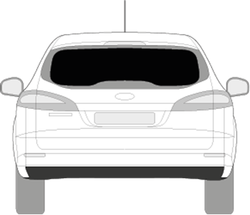 Afbeelding van Achterruit Ford Mondeo break 2009-2014 (DONKERE RUIT)