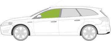 Afbeelding van Zijruit links Ford Mondeo break 2007-2007