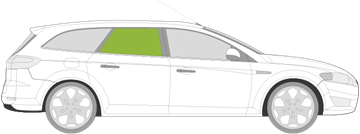 Afbeelding van Zijruit rechts Ford Mondeo break