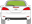 Afbeelding van Achterruit Ford Mondeo 5 deurs antenne