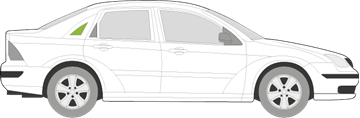 Afbeelding van Zijruit rechts Ford Focus sedan